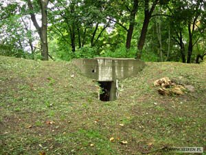 Bunkier Ringstand 58c - Tobruk - na wale II Bastionu Bunkier Ringstand 58c - Tobruk - na wale II Bastionu